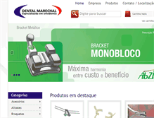 Tablet Screenshot of dentalmarechal.com.br